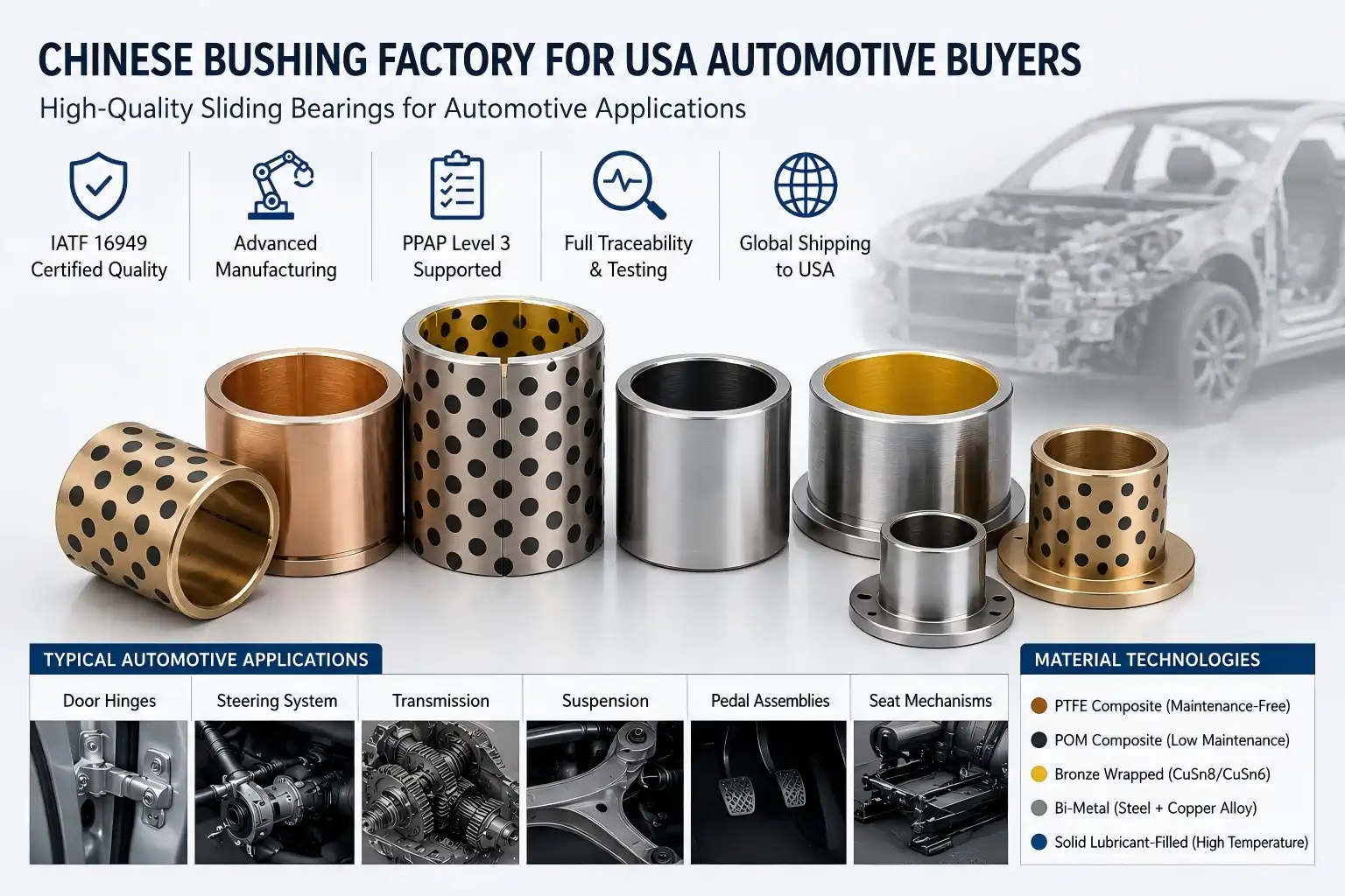 Chinese Bushing Factory for USA Automotive Buyers: A 2026 Strategic Sourcing Guide Chinese Bushing Factory for USA Automotive Buyers: A 2026 Strategic Sourcing Guide