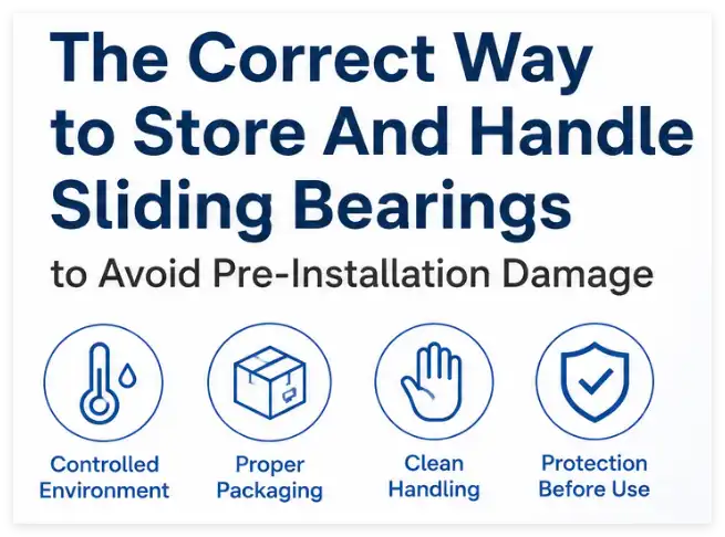 The Correct Way to Store And Handle Sliding Bearings to Avoid Pre-Installation Damage